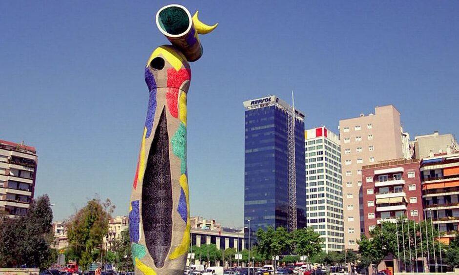 The Woman and the Bird by Joan Mirò — Barcelona