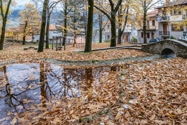 Die Averoff-Gärten — Metsovo