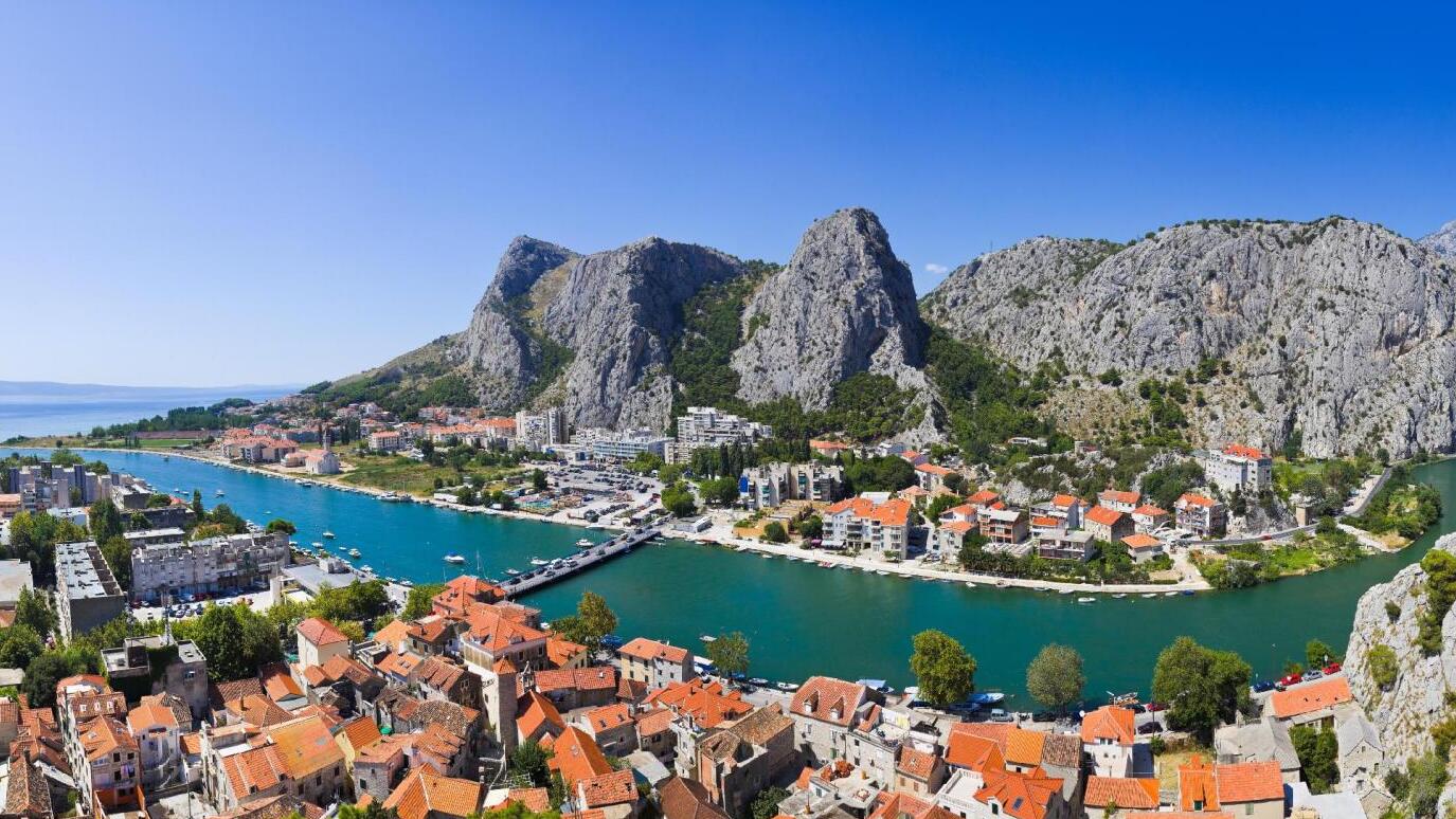 Omis in Kroatien — Almissa