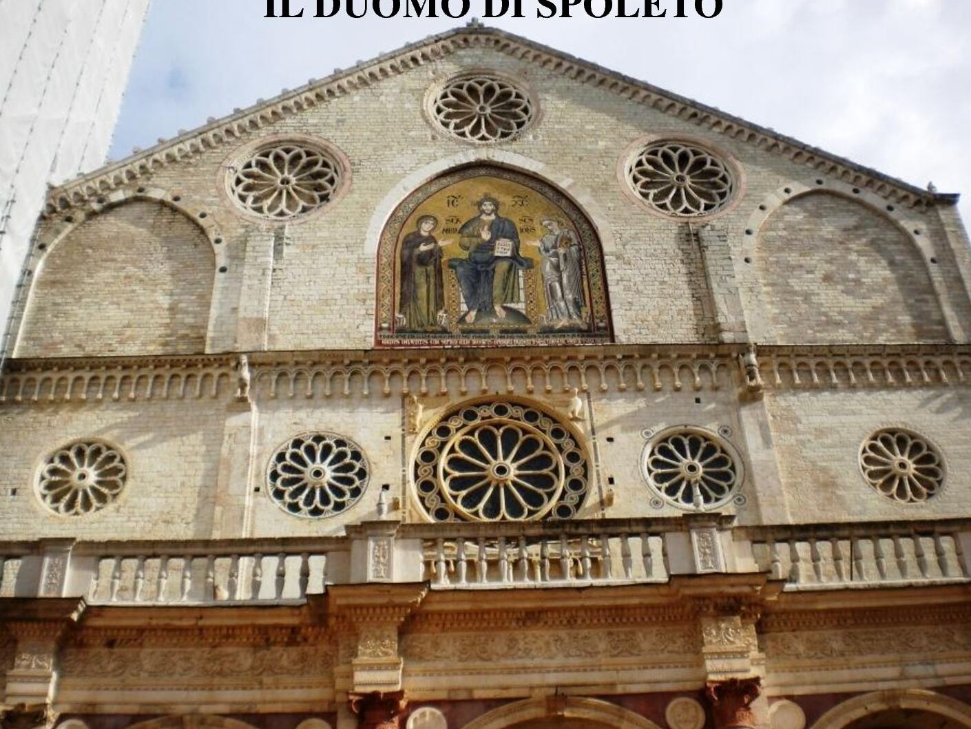 The facade of the Cathedral of Spoleto - Spoleto | Secret World Trip Planner