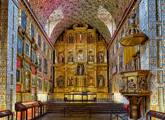 In the old town of Bogotà: the Church of Santa Clara  — Bogotá