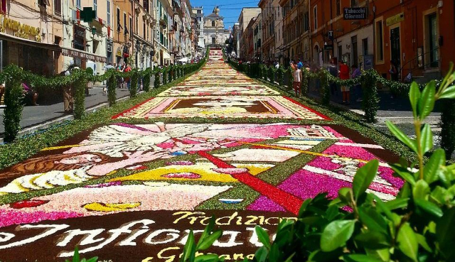 Infiorata di Genzano - Genzano di Roma | Secret World Trip Planner