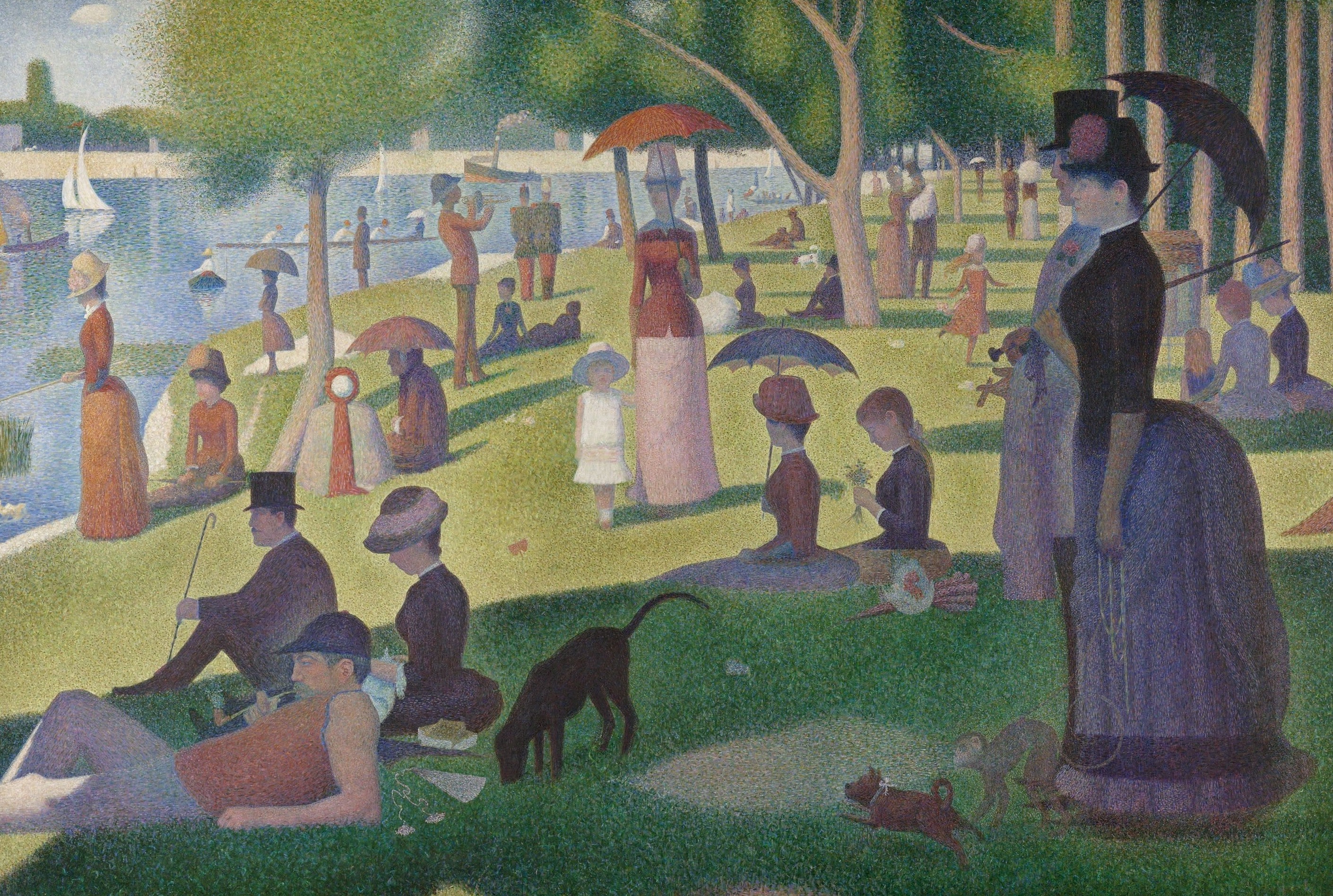 Una Domenica Pomeriggio sull'Isola della Grande-Jatte,  — Chicago