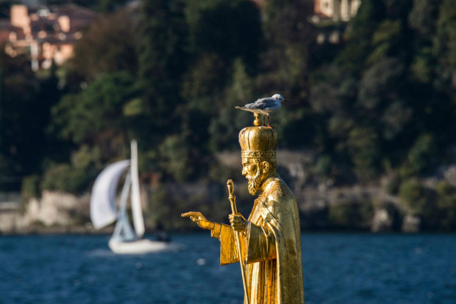 Statue of St. Nicholas - Piazza Antonio Stoppani | Secret World Trip Planner