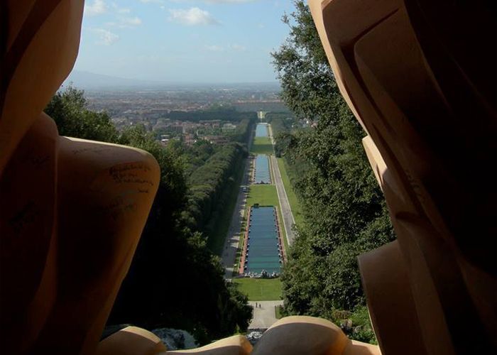 The tower at the top of the waterfall - Caserta | Secret World Trip Planner