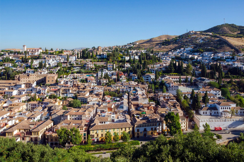 El Albaicín, der älteste Teil Granadas — Granada