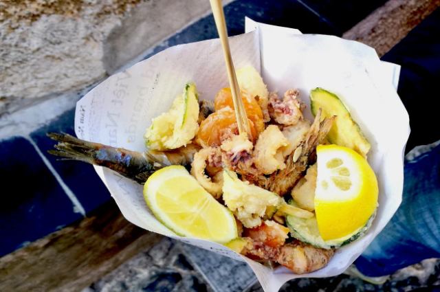 Fried Calamari and Anchovies — Genova