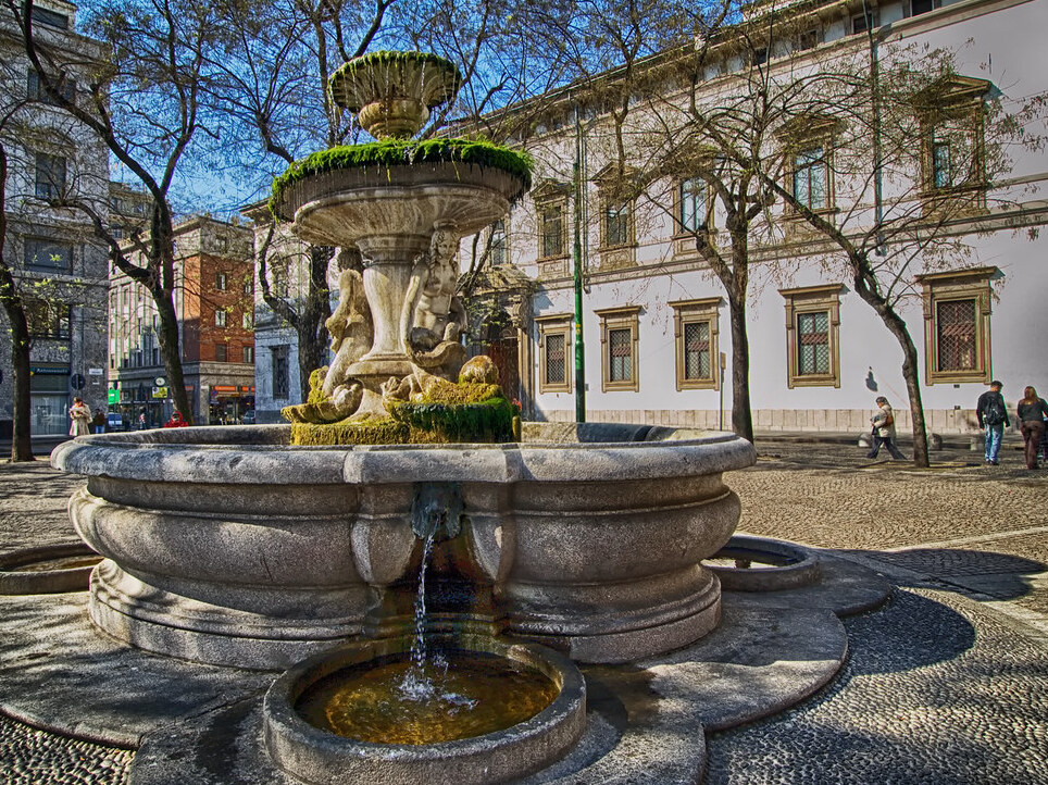 Milan | Piermarini Fountain - Milano | Secret World Trip Planner