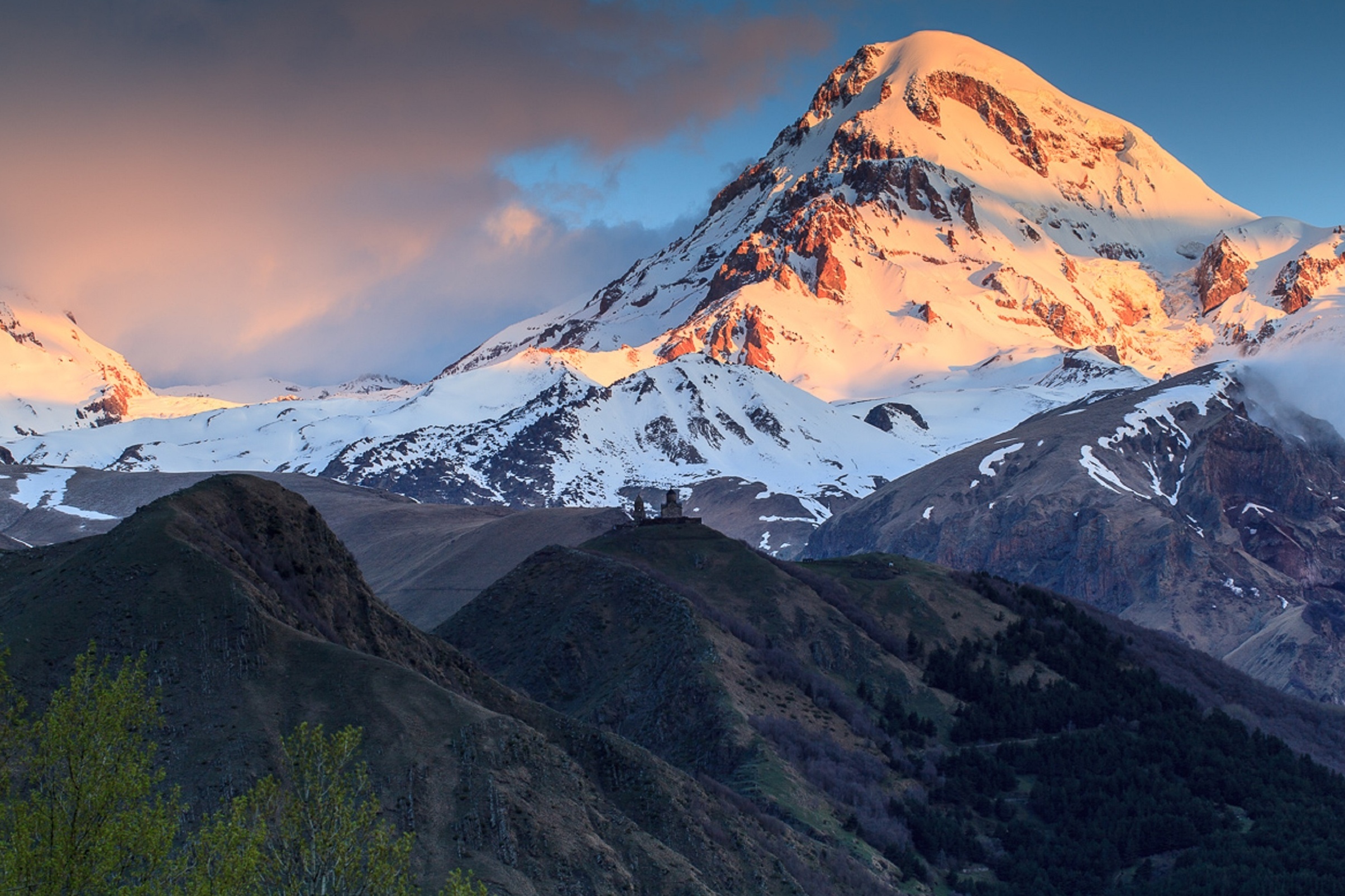 Caucasus: Mount Kazbek — Mount Kazbek