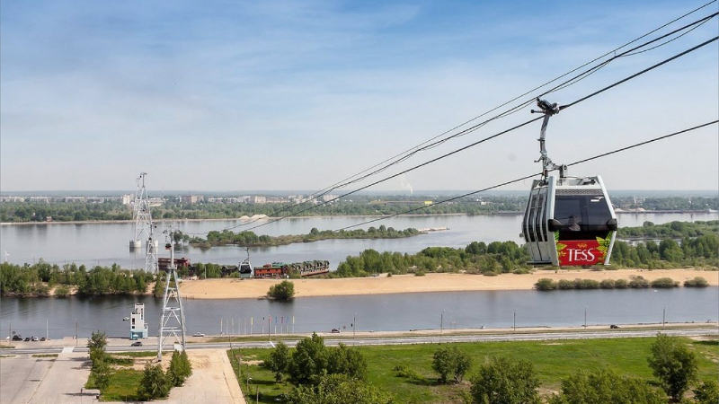 Teleferica di Nizhny Novgorod — Nizhnij Novgorod