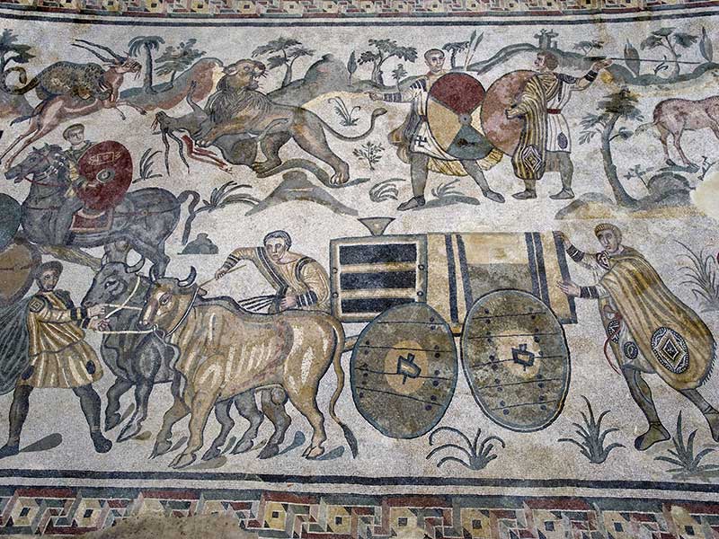 Die Villa Romana del Casale in Piazza Armerina — Strada Provinciale 90