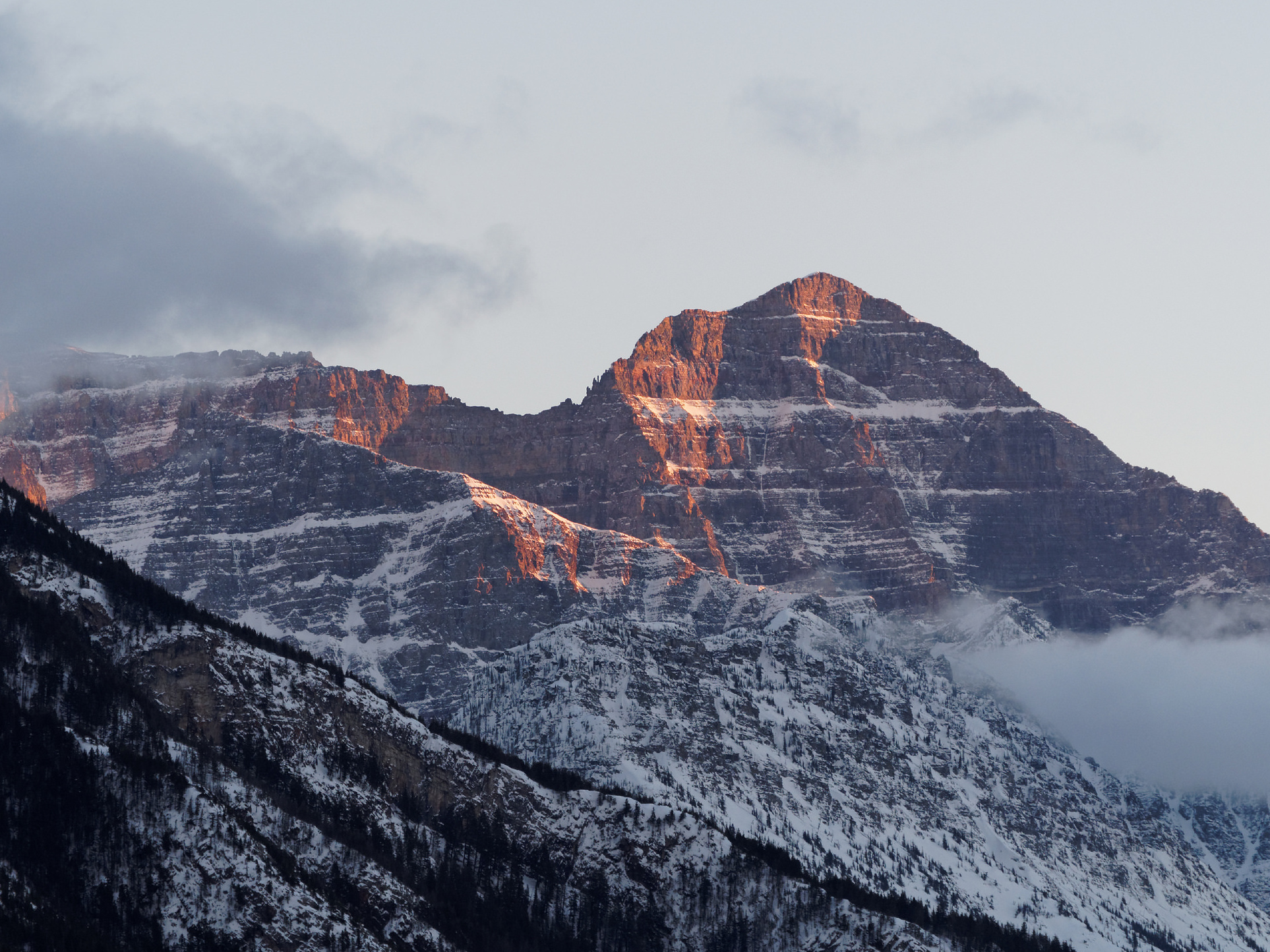 Mt. Cleveland:the highest peak in Glacier National Park — Mt Cleveland