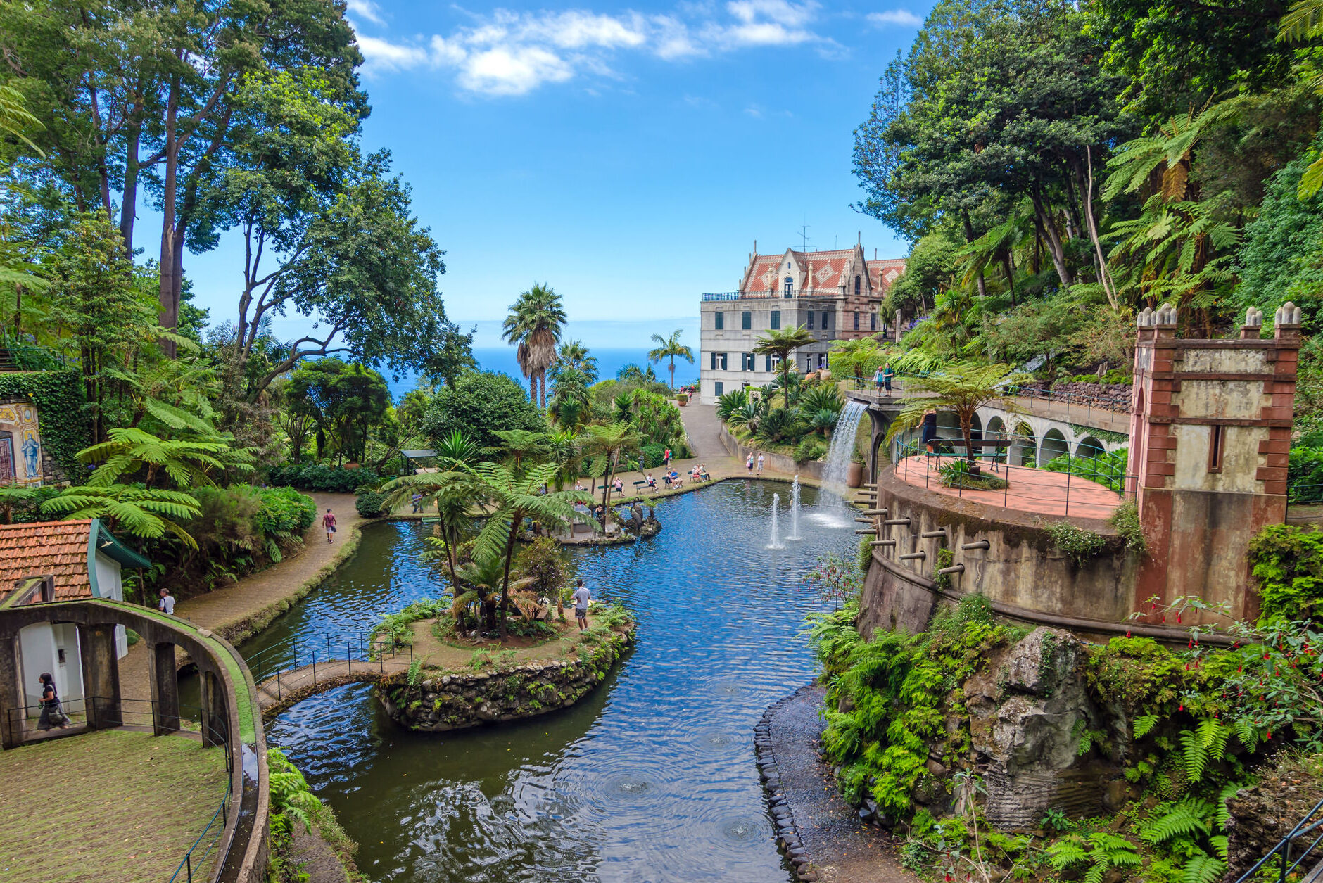 Madeira: Tropischer Garten Monte Palace — Funchal