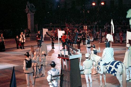 Das Schachspiel Marostica — Marostica