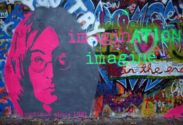 Lennon-Wand — Malá Strana