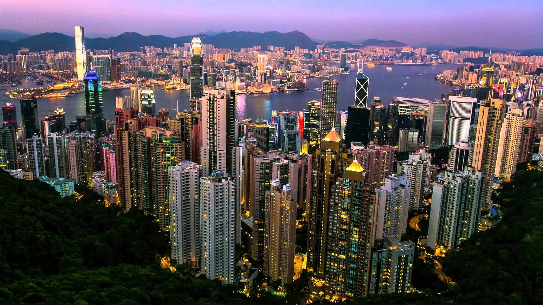 The Hong Kong,Victoria Peak and the wonderful skyline — Victoria Peak