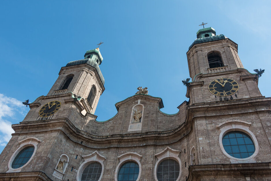 Herkommer and the Cathedral of St.James — Innsbruck
