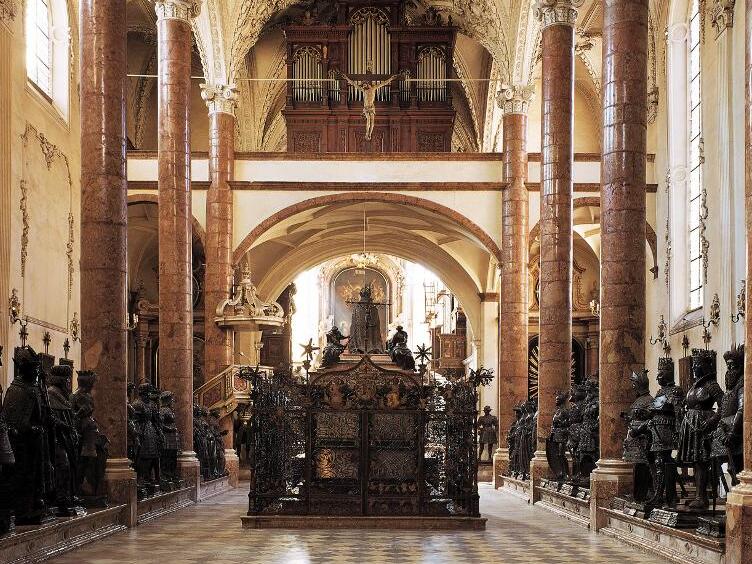 The Court Church in the heart of Innsbruck's old town — Innsbruck