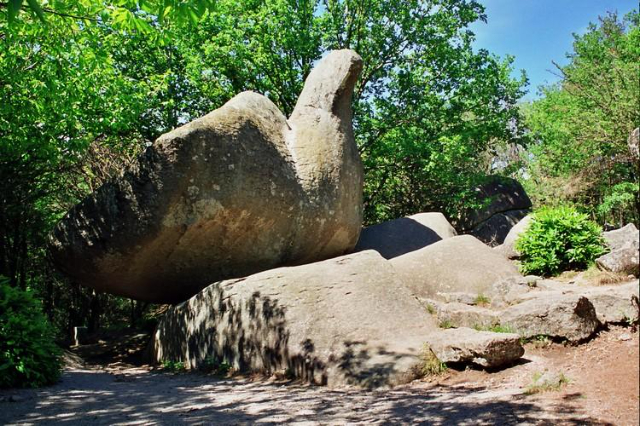 Der Roc de l'oie (Gänsefelsen) — Lacrouzette