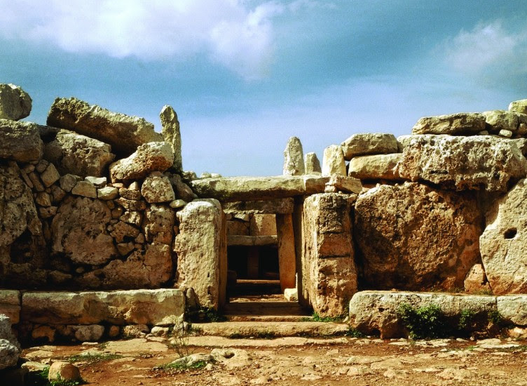 Der Mnajdra-Tempelkomplex in Qrendi, Malta — Crendi