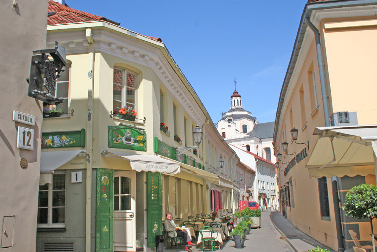 Vilnius. Zydu Street:the Jewish area — Vilnius