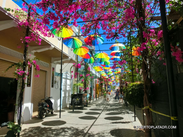 Umbrella Street - Puerto Plata | Secret World Trip Planner