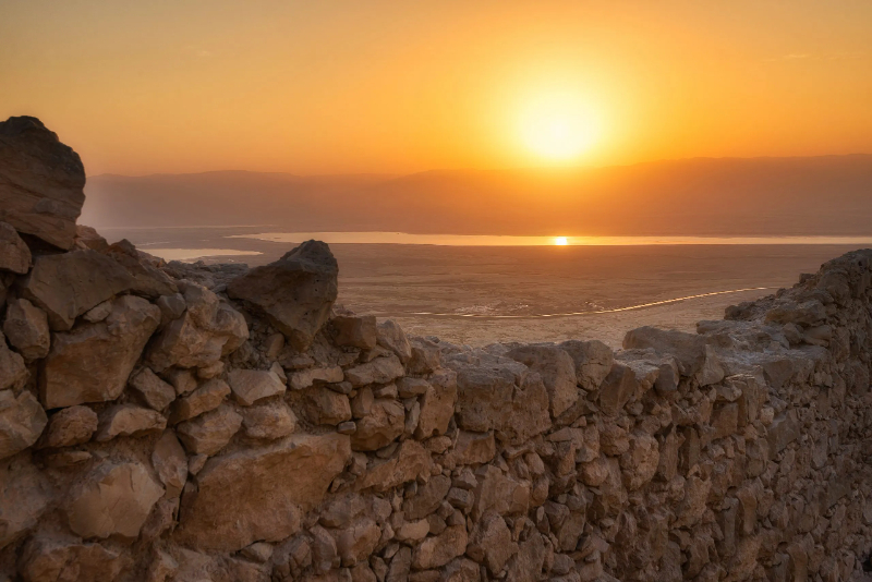 Sunrise at Masada - Masada | Secret World Trip Planner