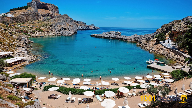St. Paul’s Bay – Lindos, Rhodes, Greece - Lindos | Secret World Trip Planner