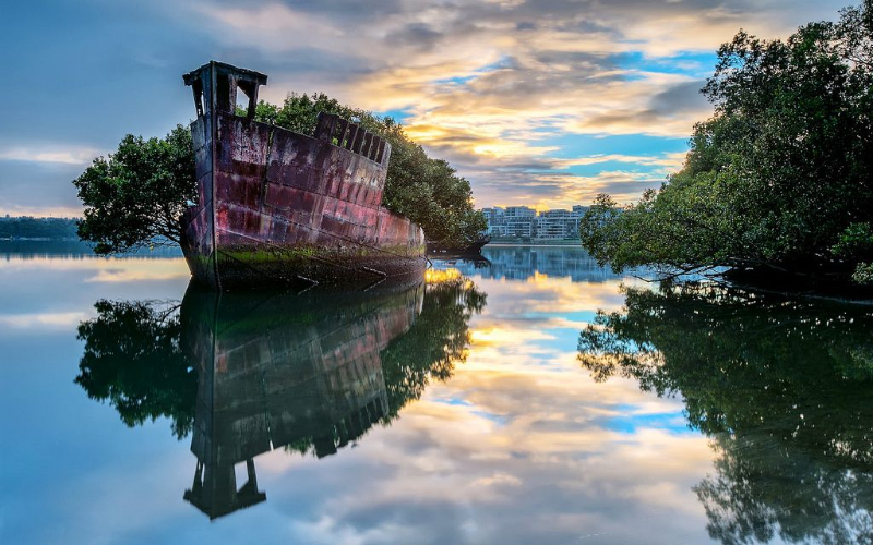 A Mangrove Ship - Homebush Bay or The Flats | Secret World Trip Planner