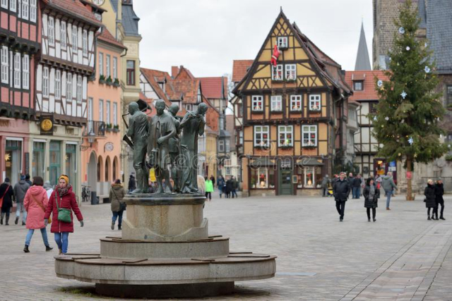 The Münzenberg musicians — Quedlinburg