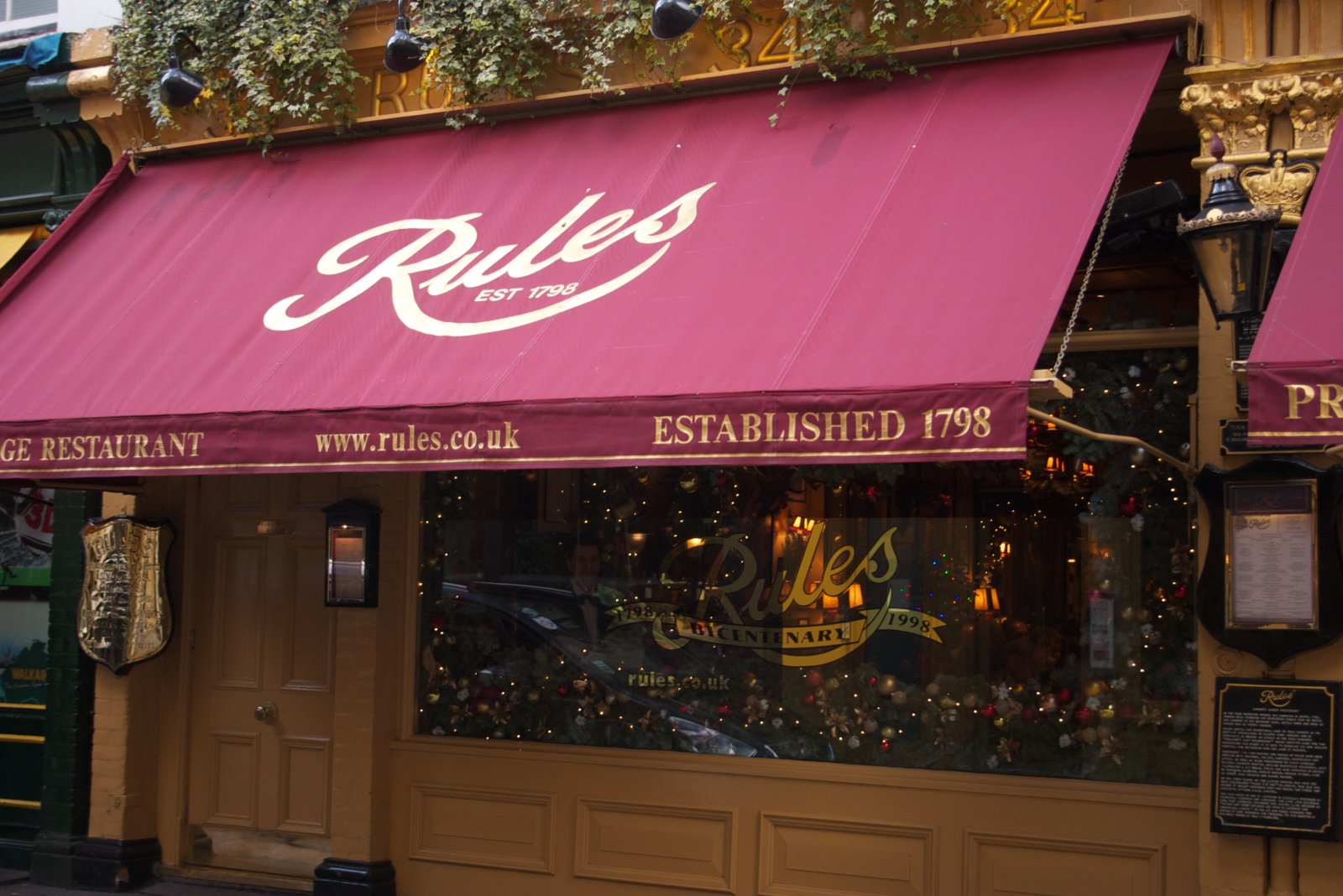 Rules: London's Oldest Restaurant - Londra | Secret World Trip Planner