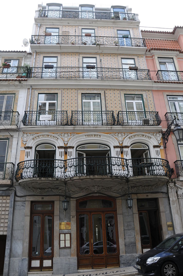Das Restaurant Tavares in Lissabon, Portugal — Lisboa