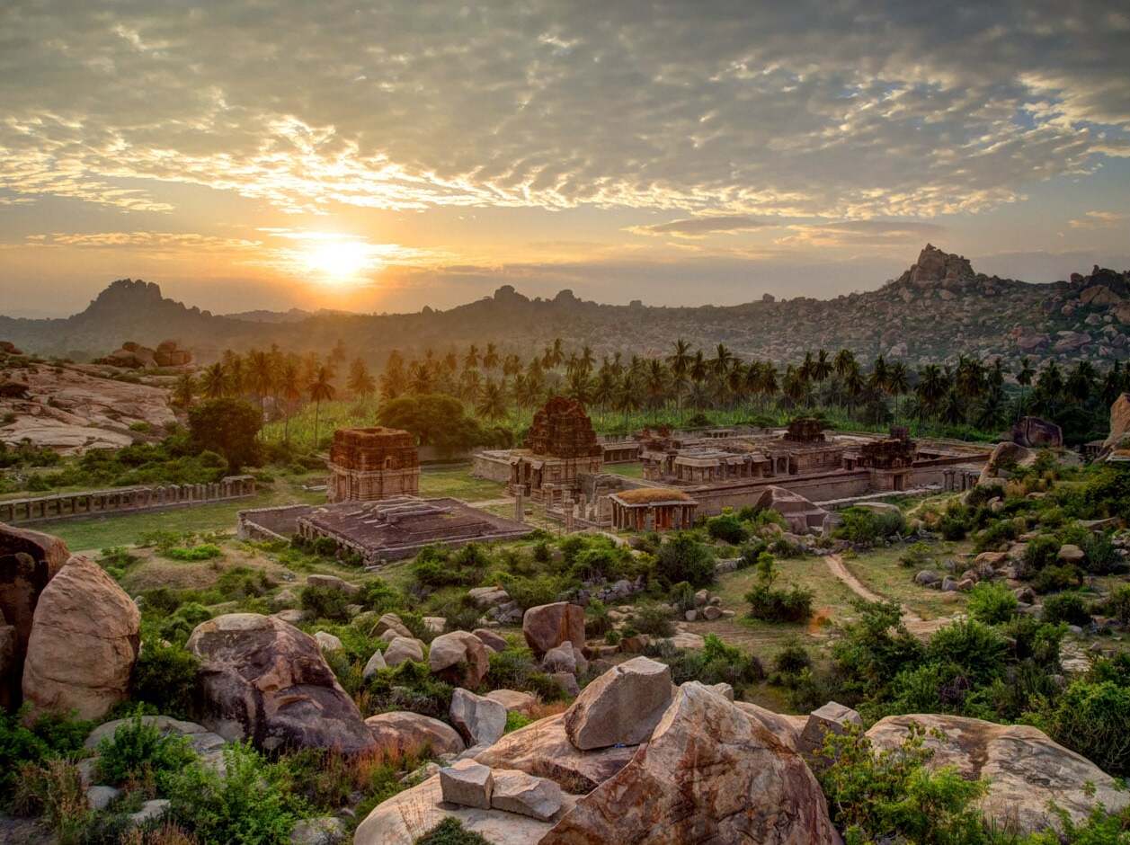 Hampi is one of the UNESCO World Heritage Sites in India  — Hampi