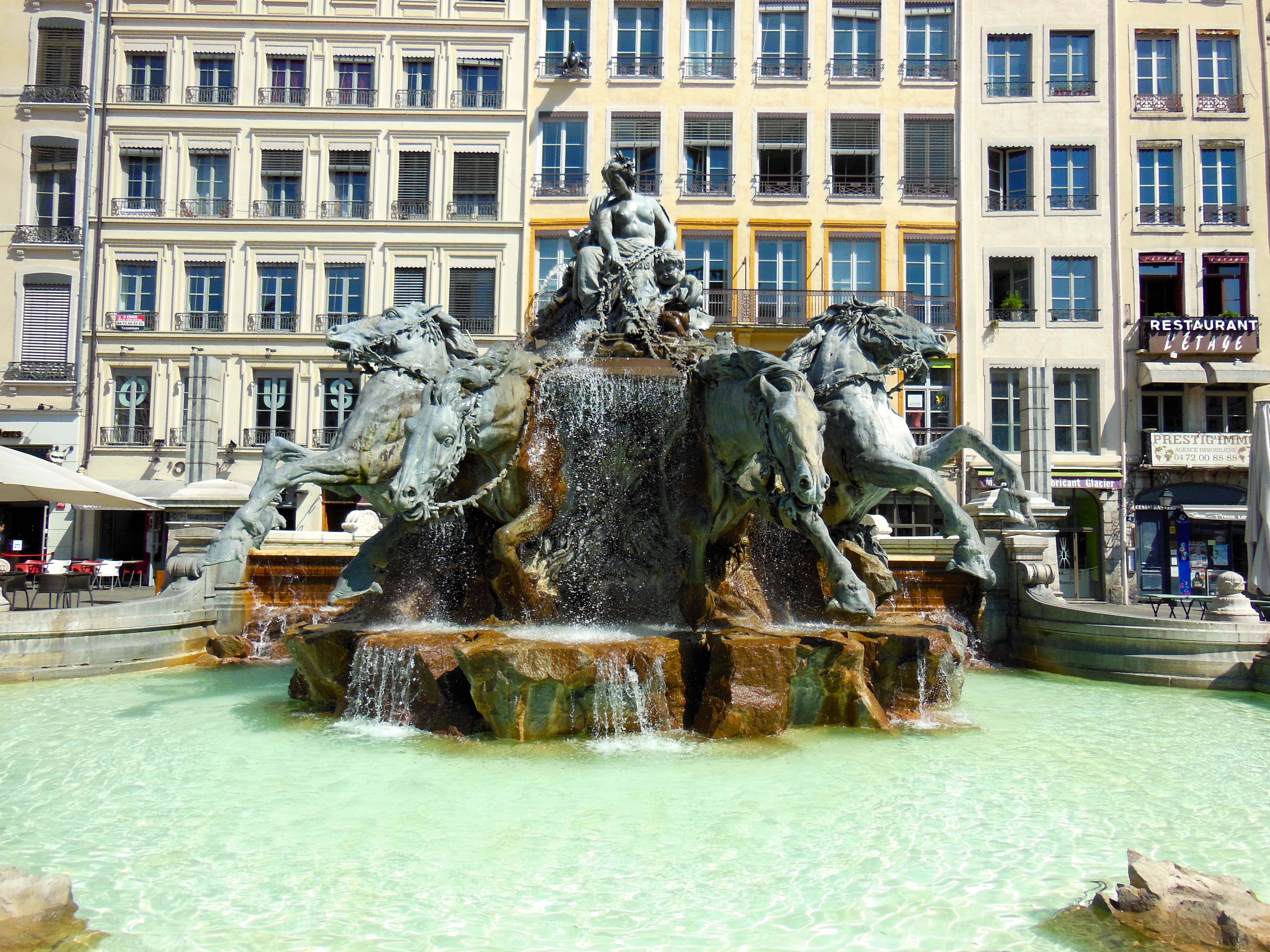 Lyon: Bartholdi Fountain - Lyon | Secret World Trip Planner