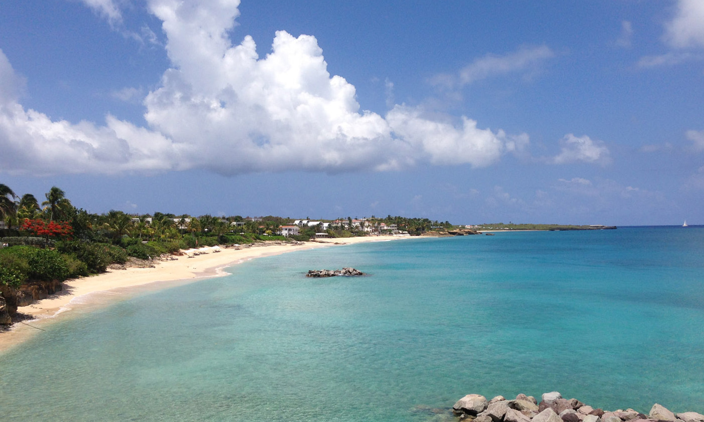 Barnes Bay is an exclusive Anguilla's beaches — Barnes Bay