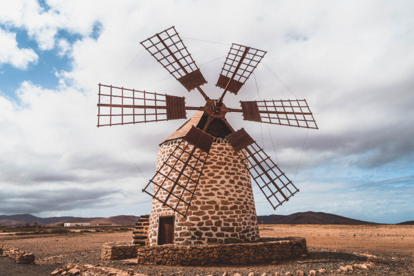 Windmill in Fuertaventura — Fuerteventura