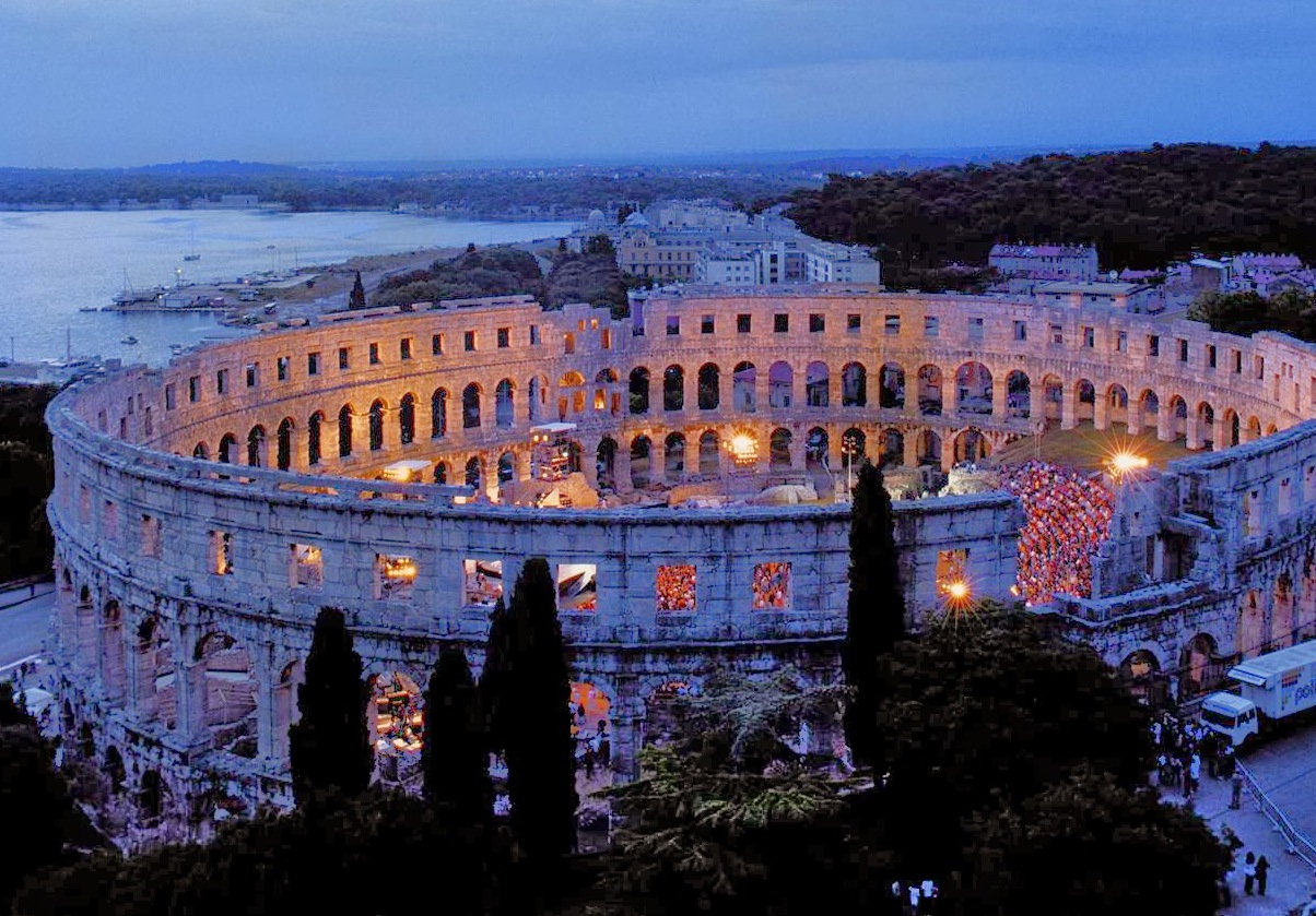 The Pula Arena is the sixth largest surviving Roman arena  — Pula