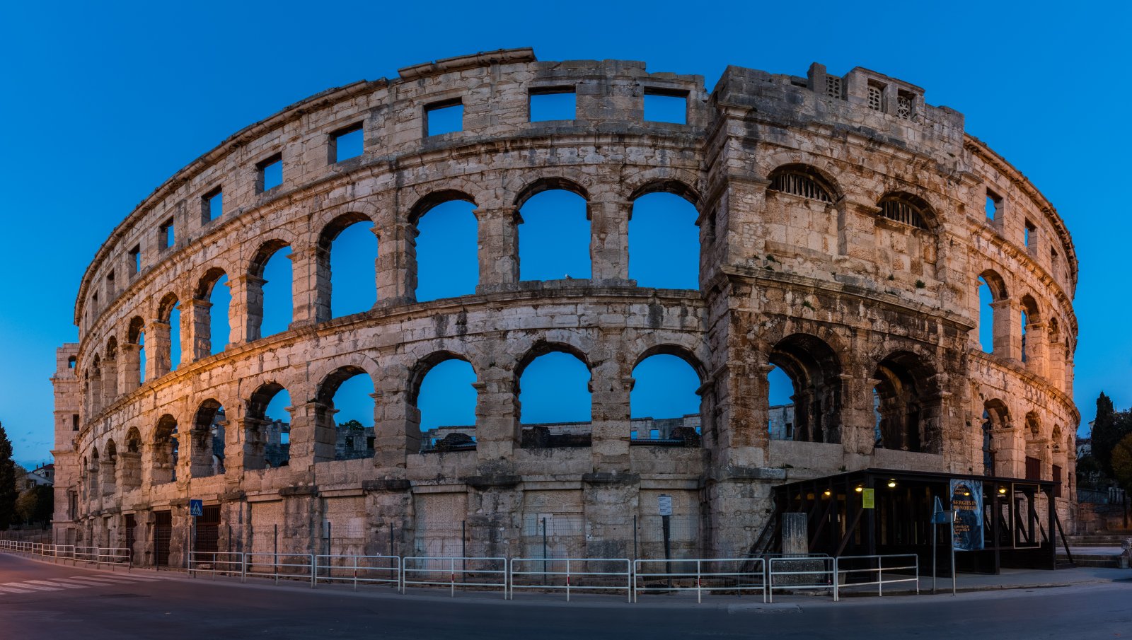 The Pula Arena is the sixth largest surviving Roman arena  - Pula | Secret World Trip Planner