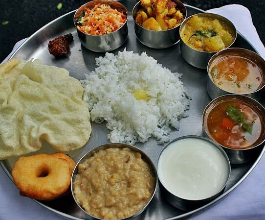 Der Thali von Südindien — Bangalore