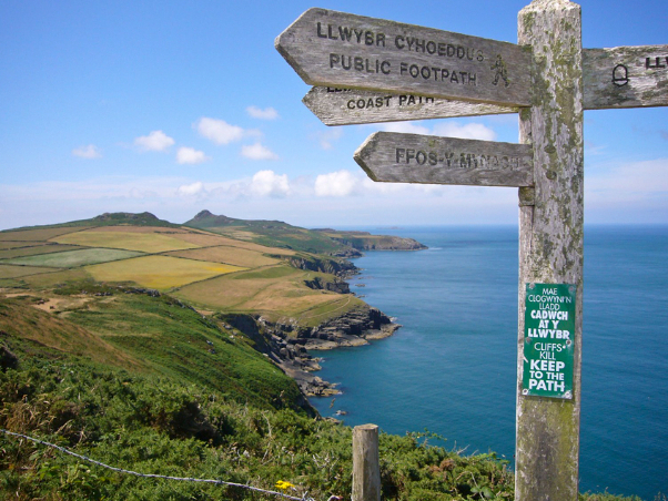 The Pembrokeshire Coast Path — St Dogmaels