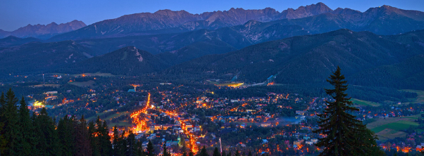 A beautiful mountain resort in the carpathian Mountains — Zakopane