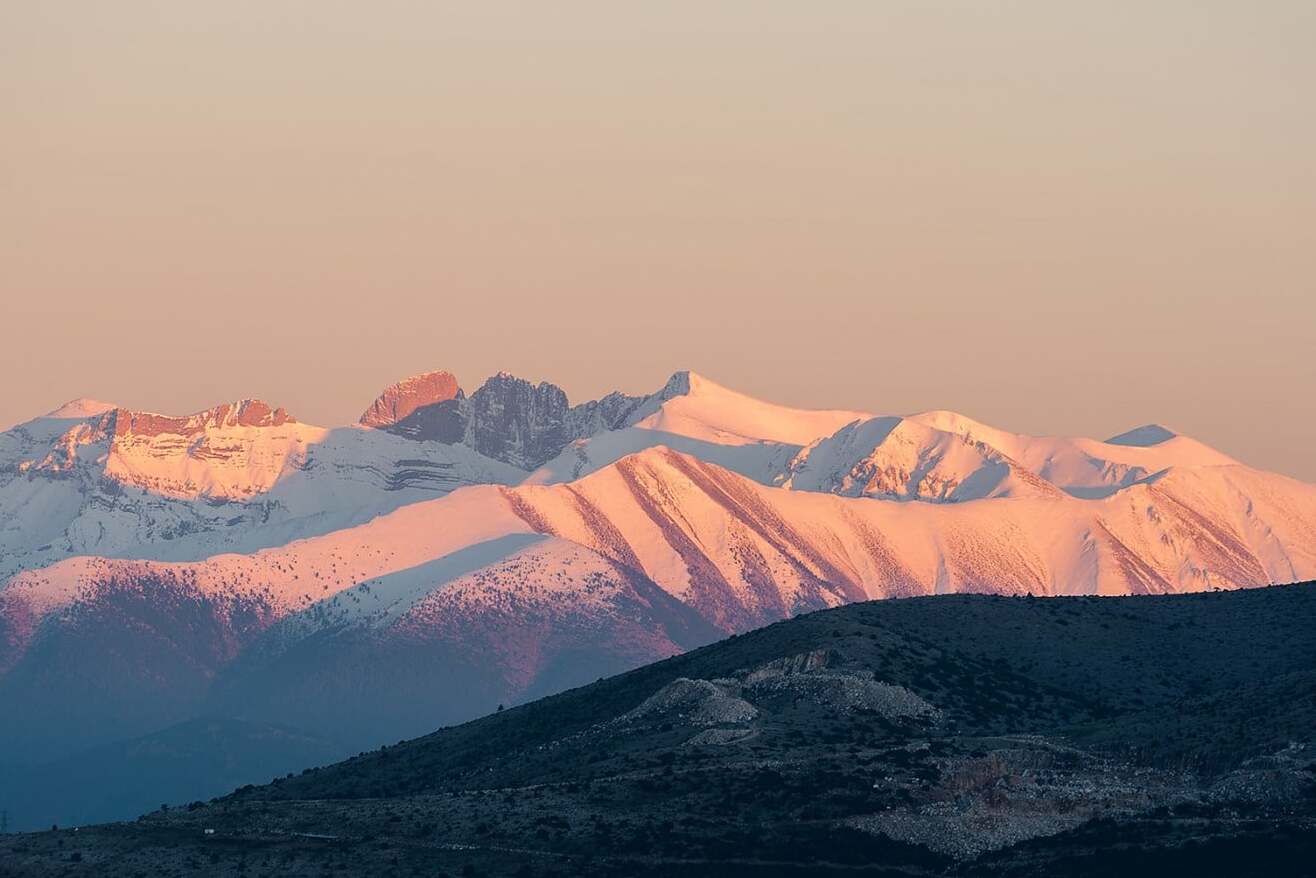 Mount Olympus, the highest mountain in Greece — Olimpo