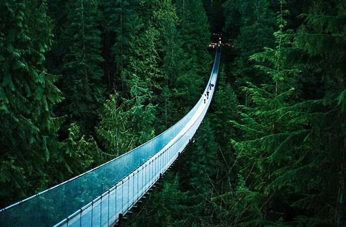 Vancouver - Hängebrücke Capilano — West Vancouver
