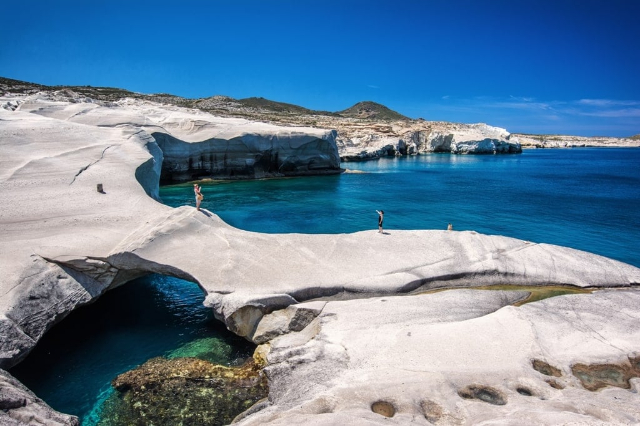 Sarakiniko Beach, Milos  — Voudia