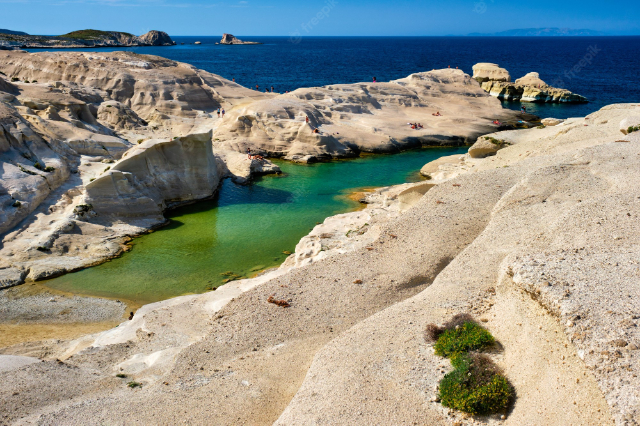 Sarakiniko Beach, Milos  - Voudia | Secret World Trip Planner