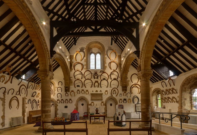 Oakham Castle horseshoes — Castle Grounds Market Place