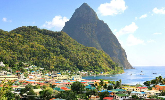 Das Dorf Soufrière — Soufrière