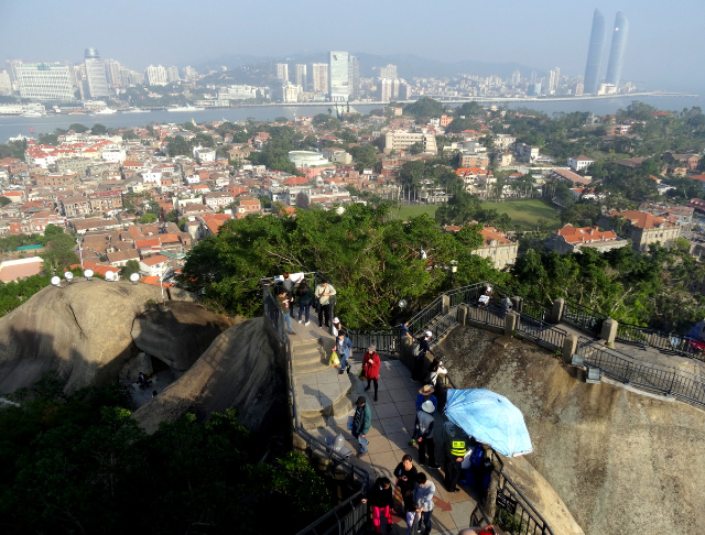 Panoramic View of Gulangyu from Sunlight Rock - Xia Men Shi | Secret World Trip Planner