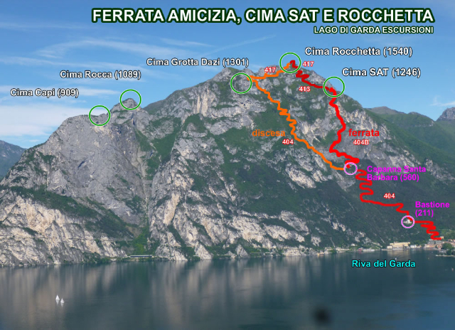 La Ferrata dell'Amicizia - Riva del Garda | Secret World Trip Planner