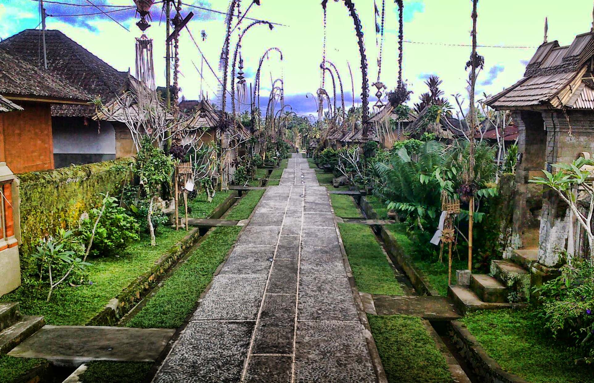 Der Berg Batur auf Bali | Dorf Penglipuran — Kabupaten Bangli